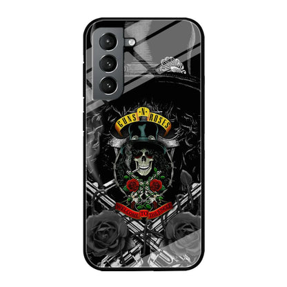 Guns N Roses Smiling Smoker Skull Samsung Galaxy S21 Case-Oxvistore