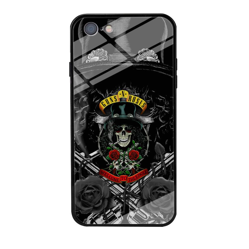 Guns N Roses Smiling Smoker Skull iPhone 6 Plus | 6s Plus Case-Oxvistore