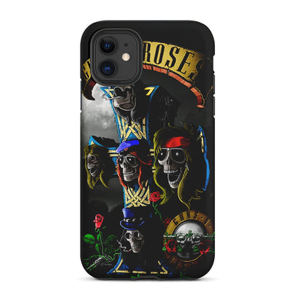 Guns and Roses Music Rock 2 in 1 Tough Phone Case