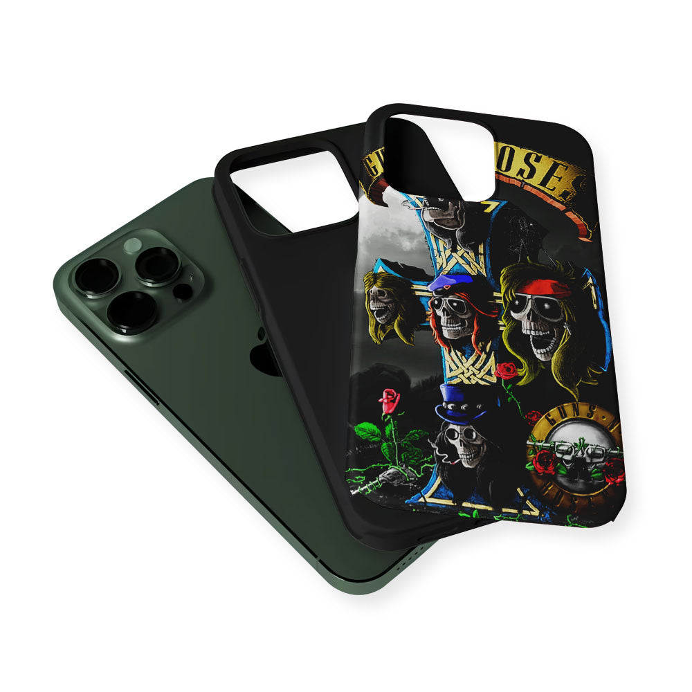 Guns and Roses Music Rock 2 in 1 Tough Phone Case