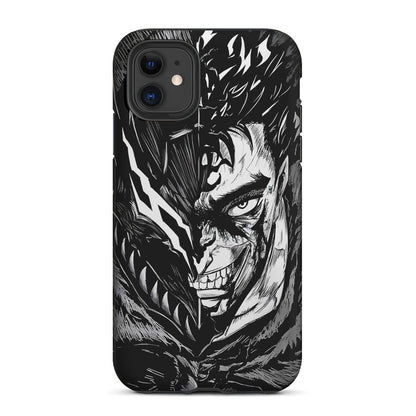 Guts Berserk Black Swordsman 2 in 1 Tough Phone Case