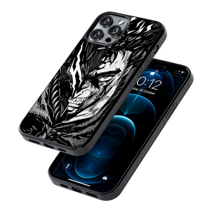 Guts Berserk Black Swordsman 2D Rubber Phone Case