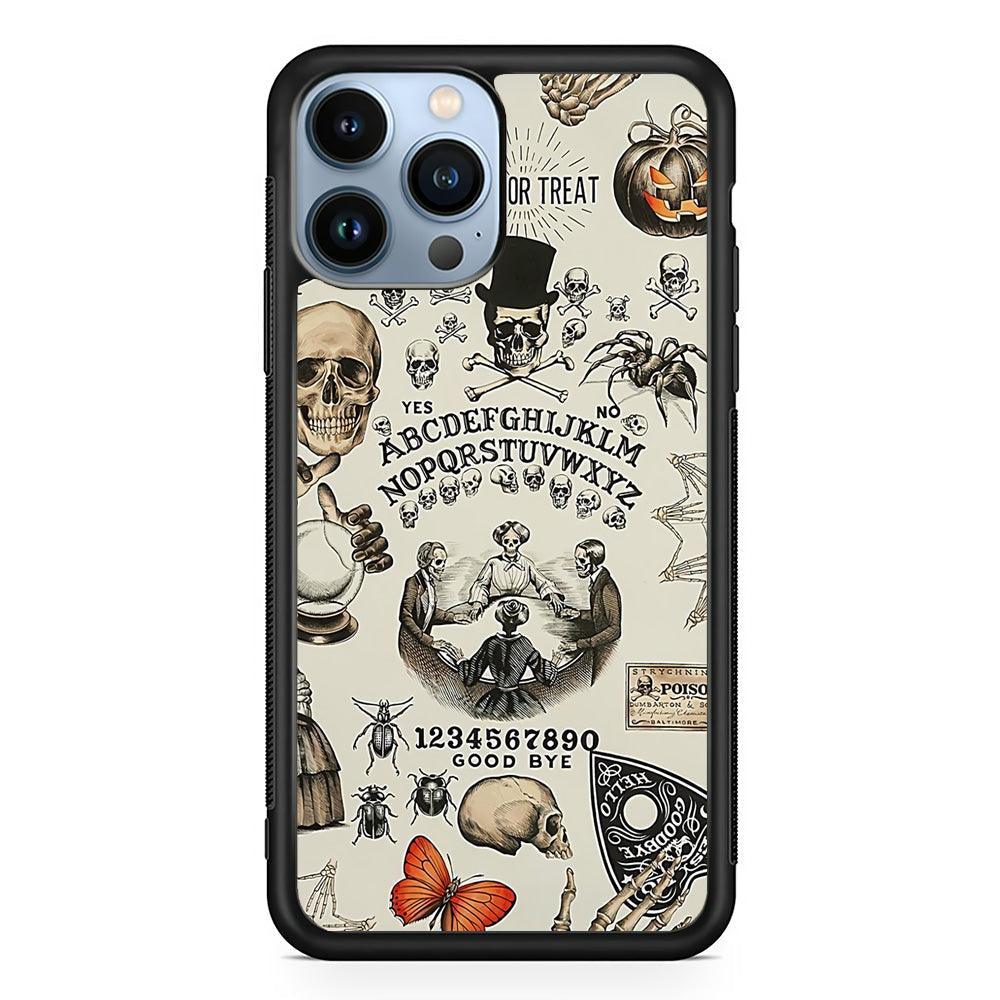 Halloween Games iPhone 14 Pro Case-Rubber Black (2D Case)-Oxvistore