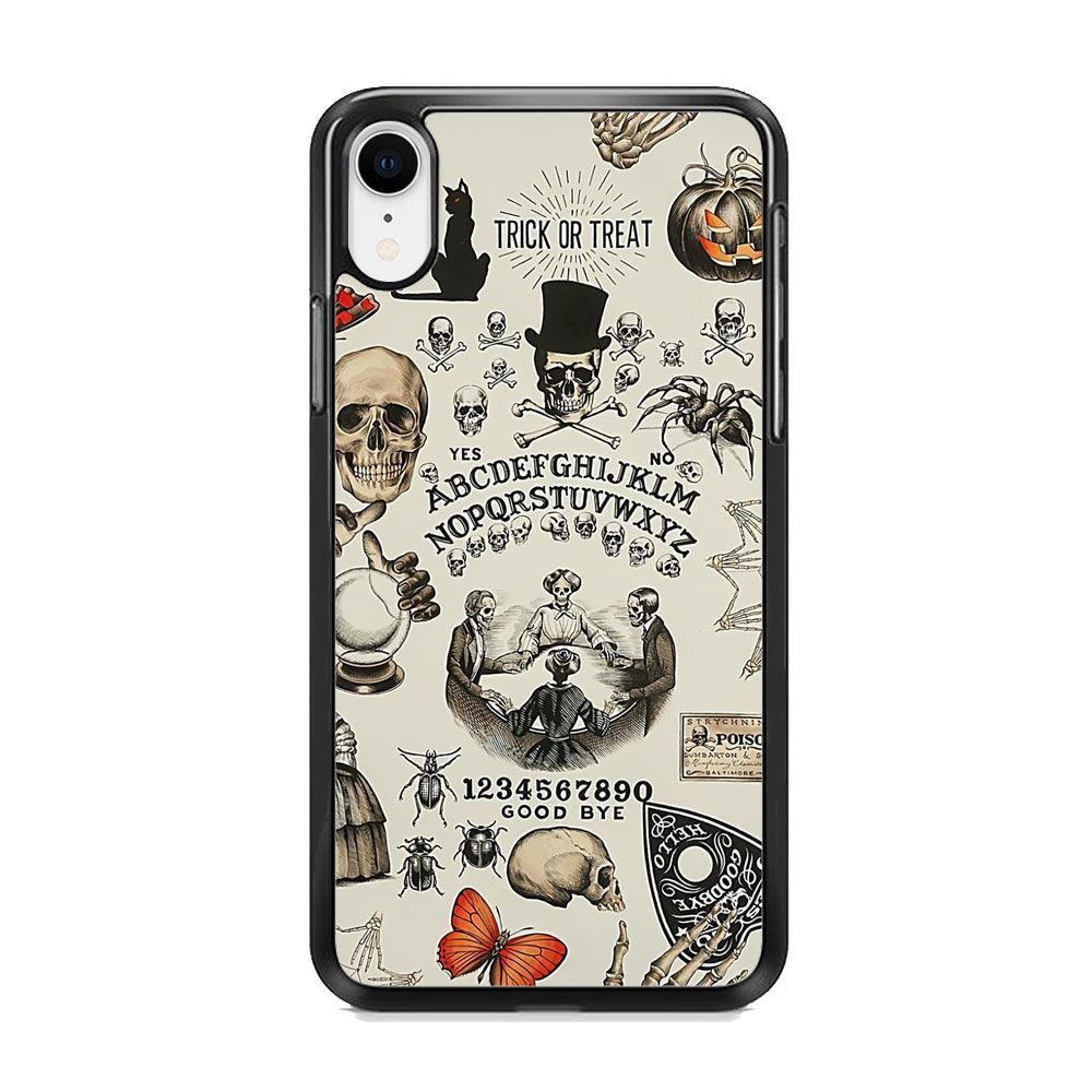 Halloween Games iPhone XR Case-Rubber Black (2D Case)-Oxvistore