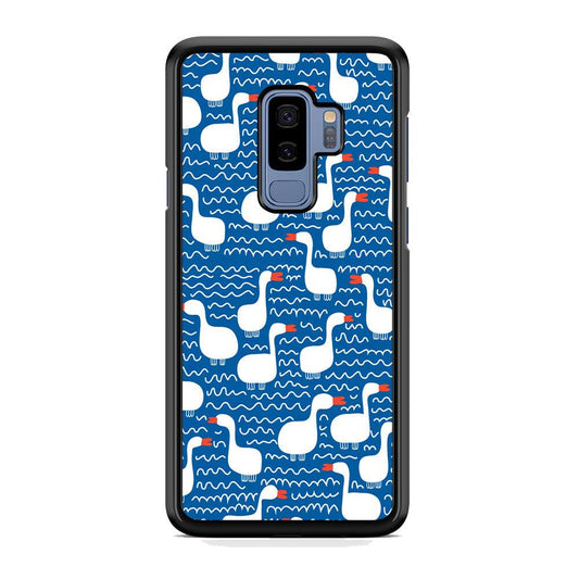 Hand Draw Swan Patern Samsung Galaxy S9 Plus Case-3D Case-Oxvistore