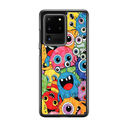 Happiness from Small Things Samsung Galaxy S20 Ultra Case-Rubber Black (2D Case)-Oxvistore