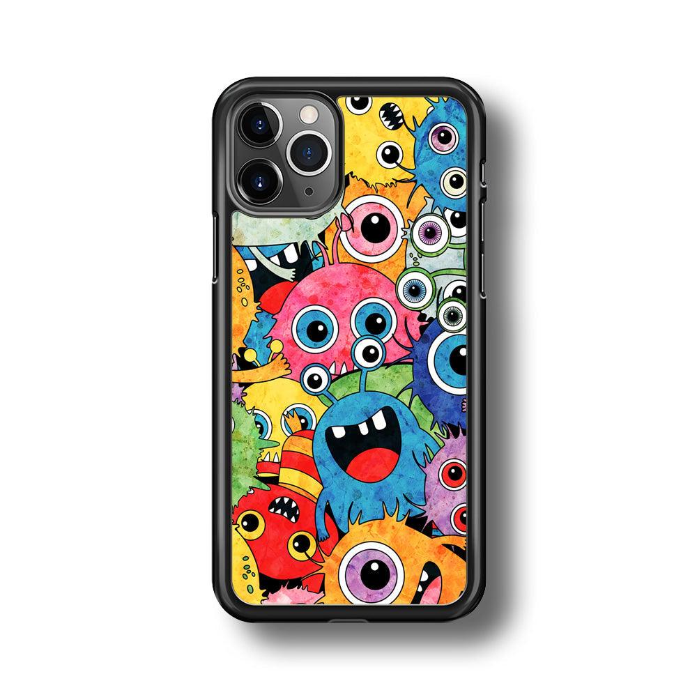 Happiness from Small Things iPhone 11 Pro Max Case-Rubber Black (2D Case)-Oxvistore