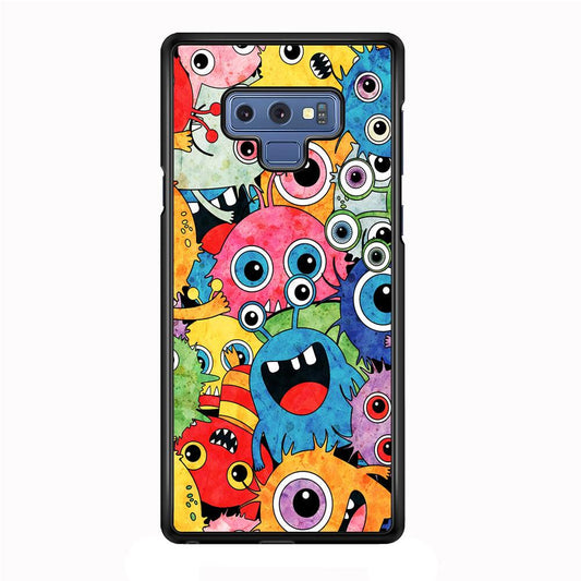 Happiness from Small Things Samsung Galaxy Note 9 Case-Rubber Black (2D Case)-Oxvistore