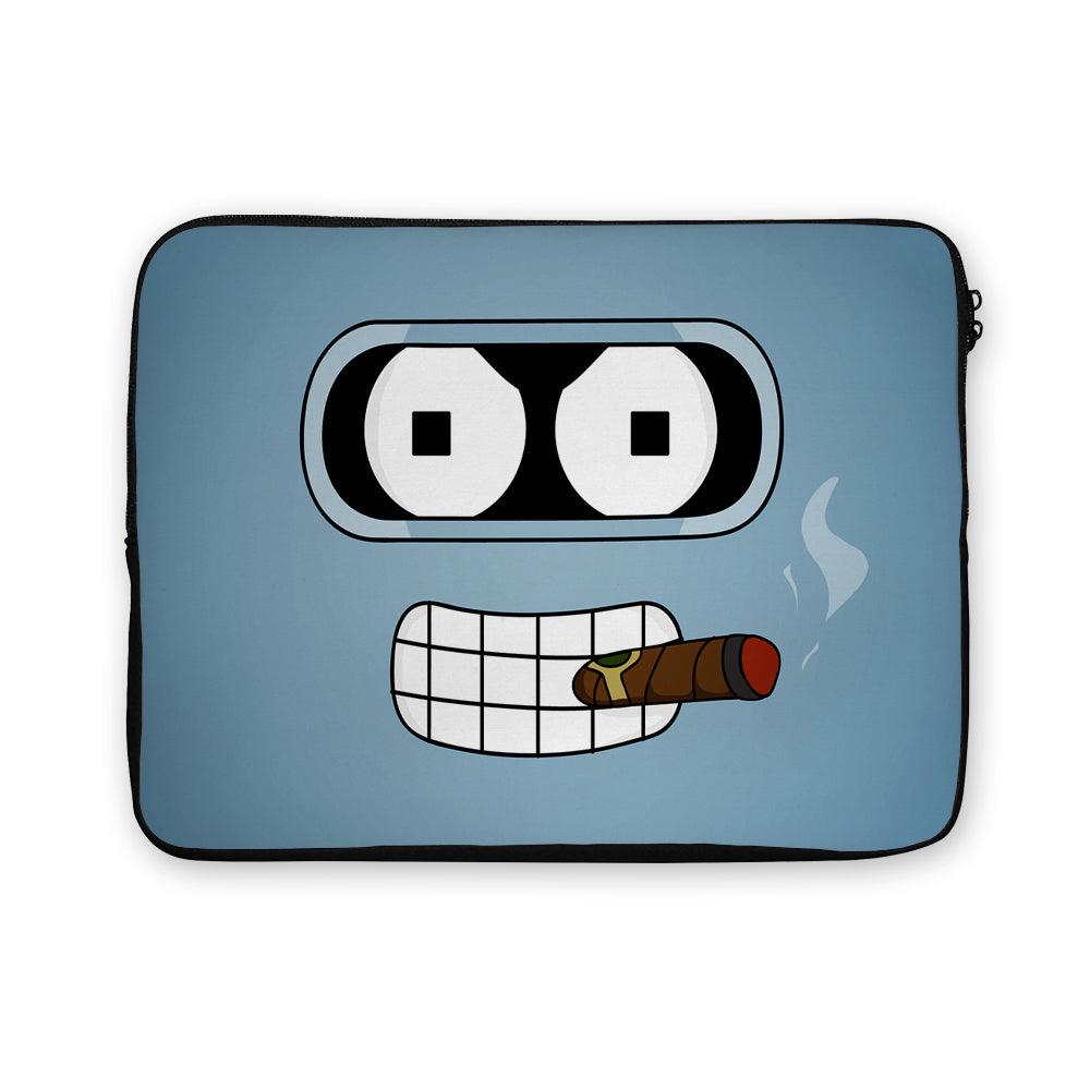 Happy Robot Face Futurama Bender Laptop Sleeve Protective Cover-Oxvistore