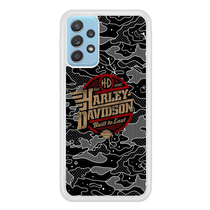 Harley Davidson B&W Camouflage Samsung Galaxy A52 Case-Oxvistore