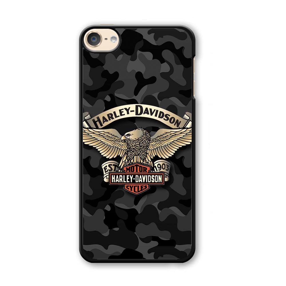 Harley Davidson Black Camoflage iPod Touch 6 Case-Oxvistore