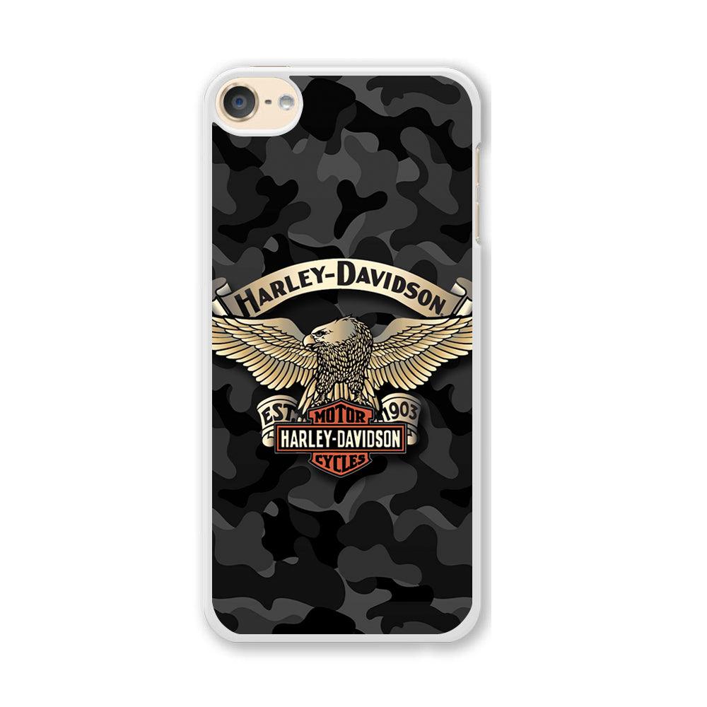 Harley Davidson Black Camoflage iPod Touch 6 Case-Oxvistore