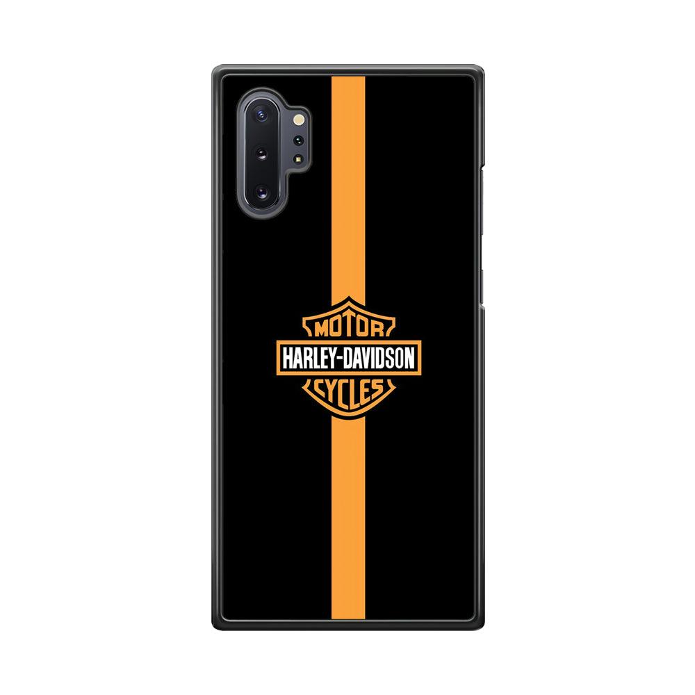 Harley Davidson Center Line Samsung Galaxy Note 10 Plus Case-Rubber Black (2D Case)-Oxvistore