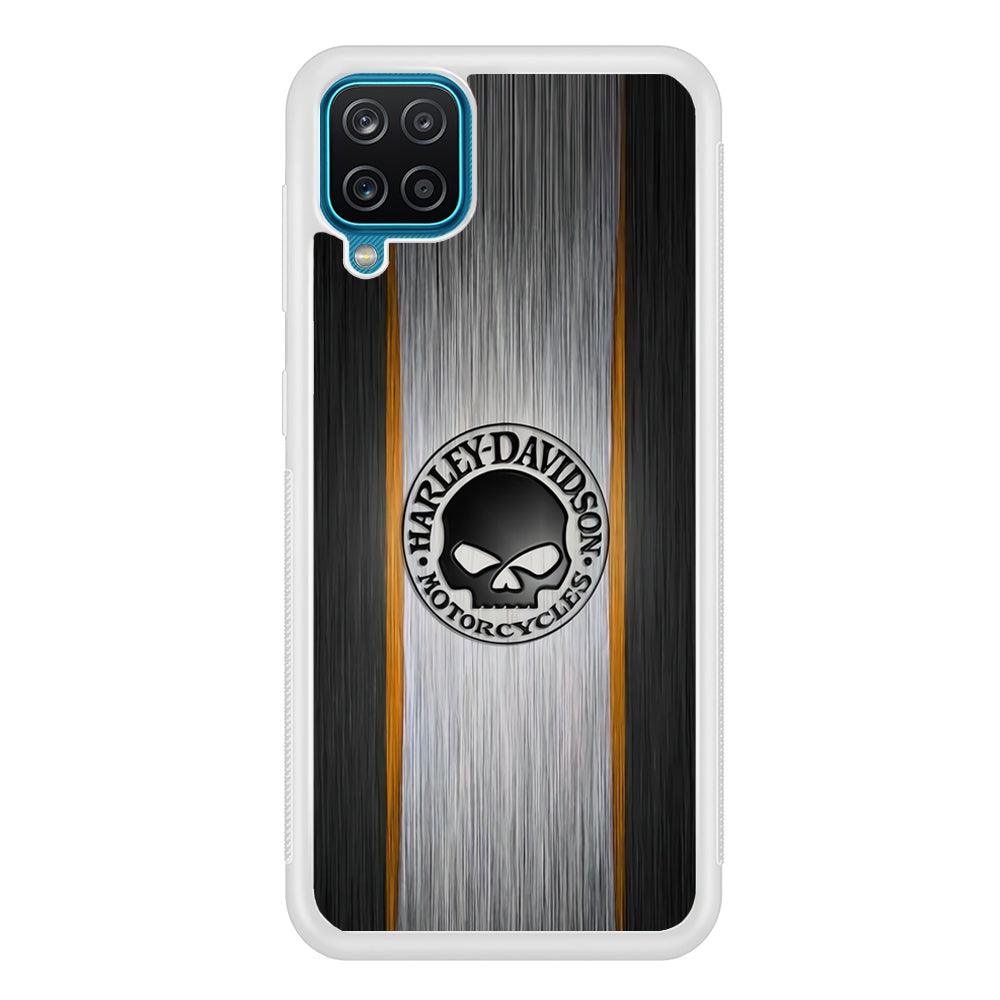 Harley Davidson Circle Emblem Samsung Galaxy A12 Case-Oxvistore