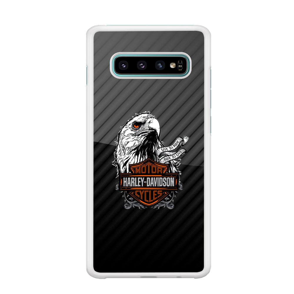 Harley Davidson Dashing Like an Eagle Samsung Galaxy S10 Plus Case-Oxvistore