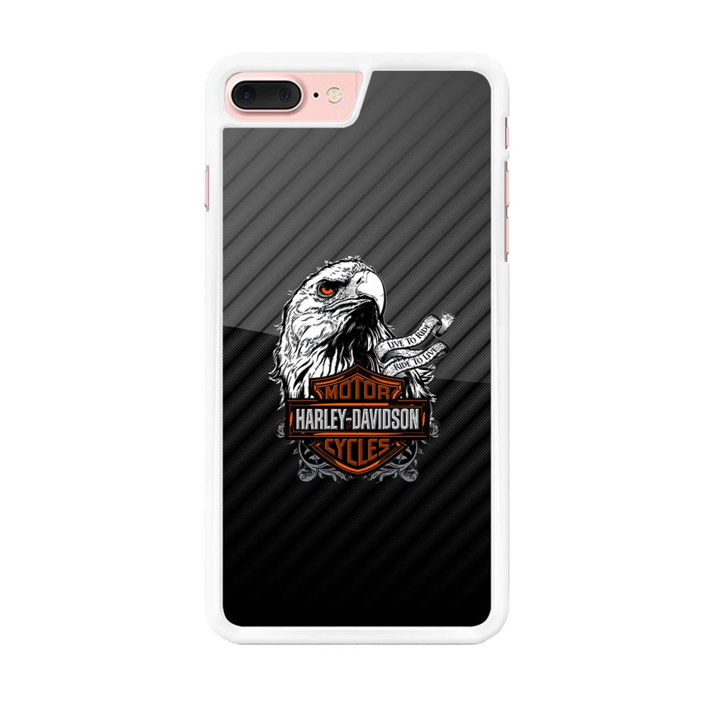 Harley Davidson Dashing Like an Eagle iPhone 8 Plus Case-Oxvistore