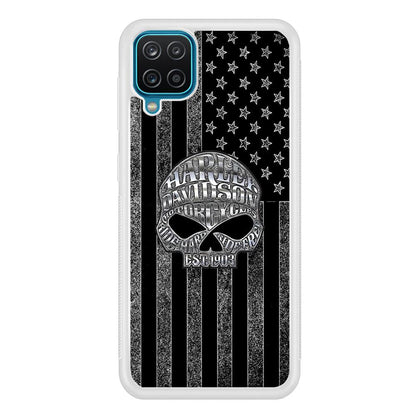 Harley Davidson Flag Zone Samsung Galaxy A12 Case-Oxvistore