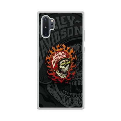 Harley Davidson Flaming Rider Samsung Galaxy Note 10 Plus Case-Oxvistore