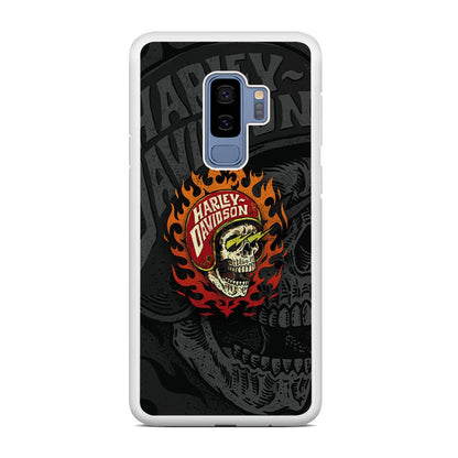 Harley Davidson Flaming Rider Samsung Galaxy S9 Plus Case-Oxvistore