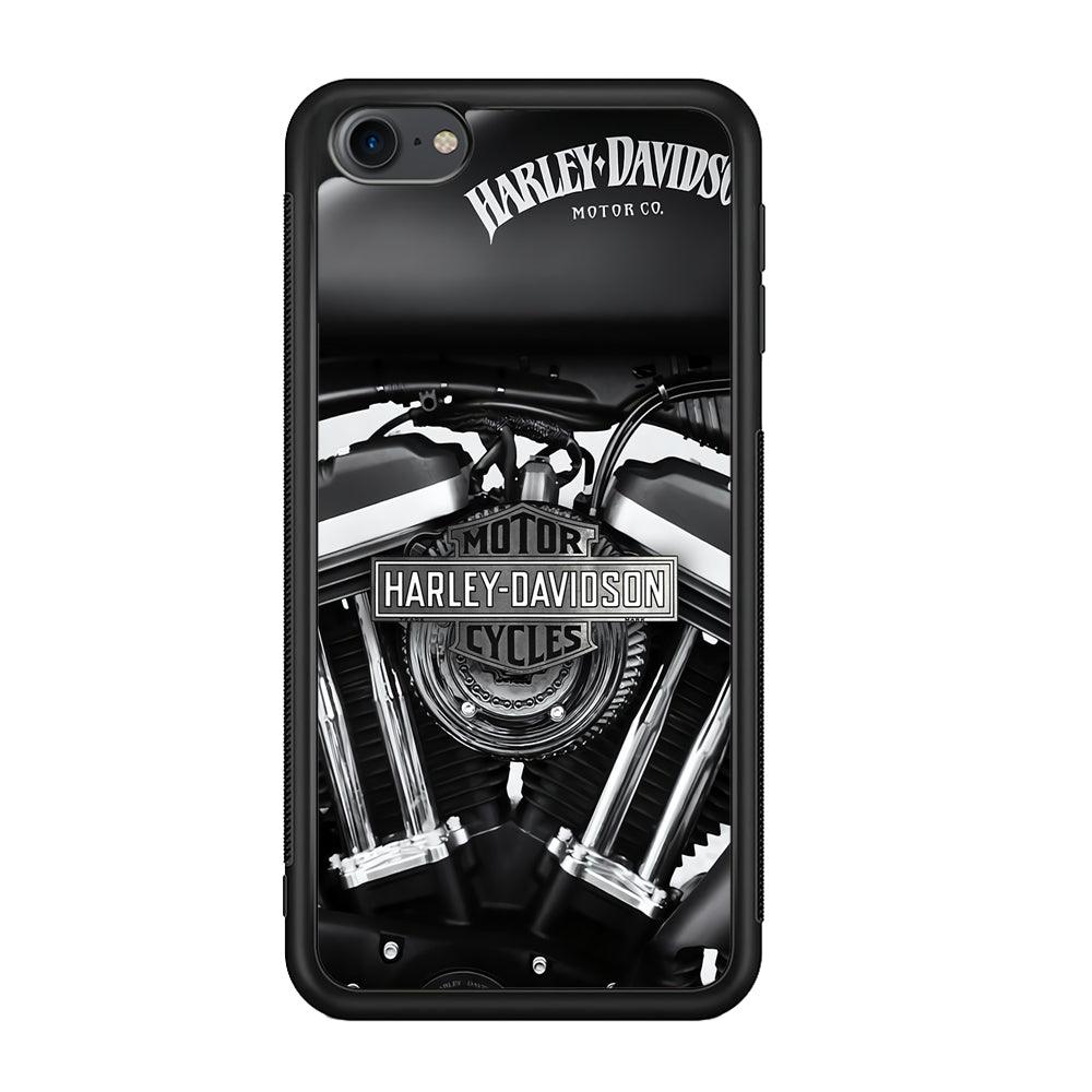 Harley Davidson Muscular Torsion iPod Touch 6 Case-Rubber Black (2D Case)-Oxvistore