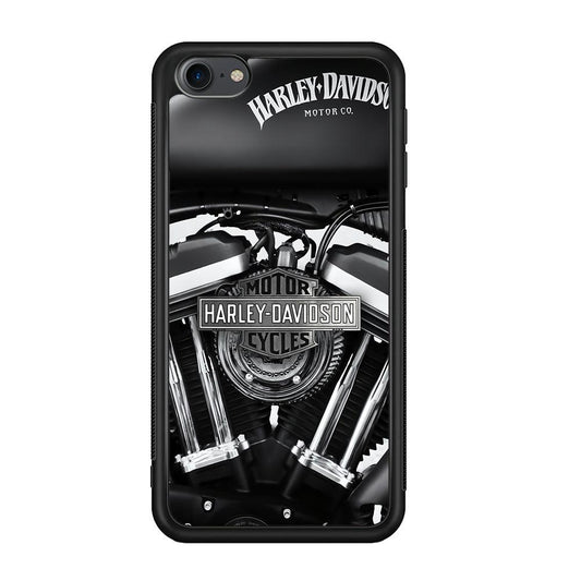 Harley Davidson Muscular Torsion iPod Touch 6 Case-Rubber Black (2D Case)-Oxvistore