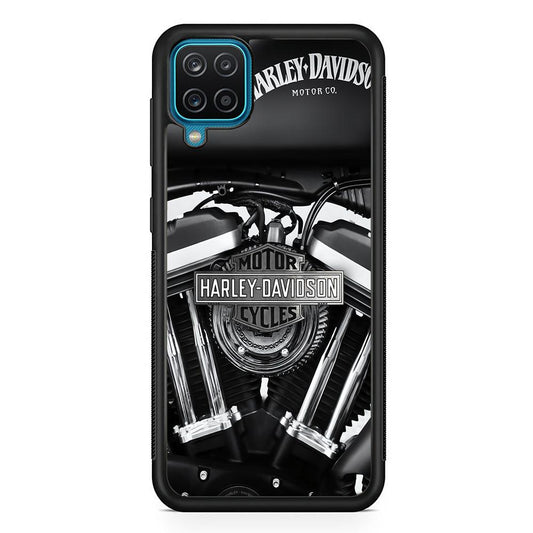 Harley Davidson Muscular Torsion Samsung Galaxy A12 Case-Oxvistore