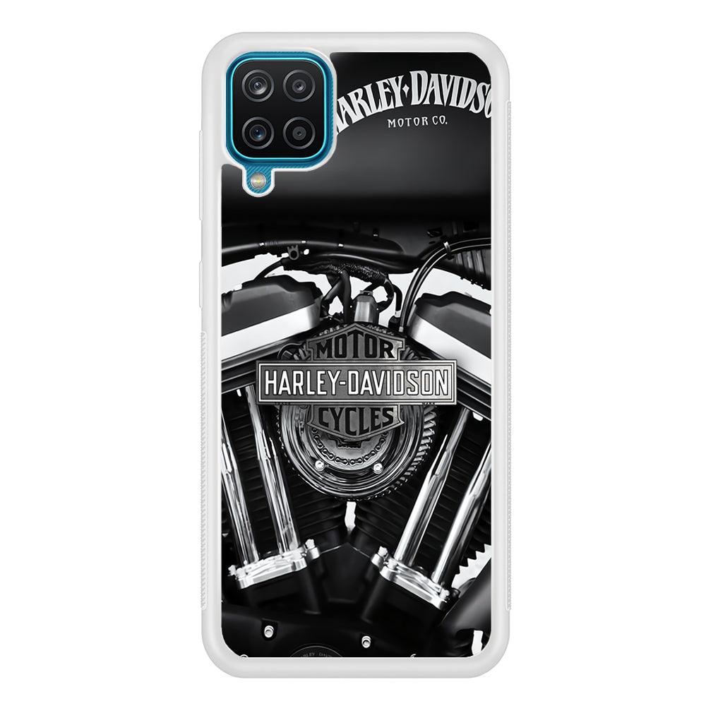 Harley Davidson Muscular Torsion Samsung Galaxy A12 Case-Oxvistore