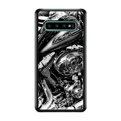 Harley Davidson Platinum Art Samsung Galaxy S10 Case-Oxvistore