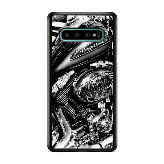 Harley Davidson Platinum Art Samsung Galaxy S10 Case-Oxvistore