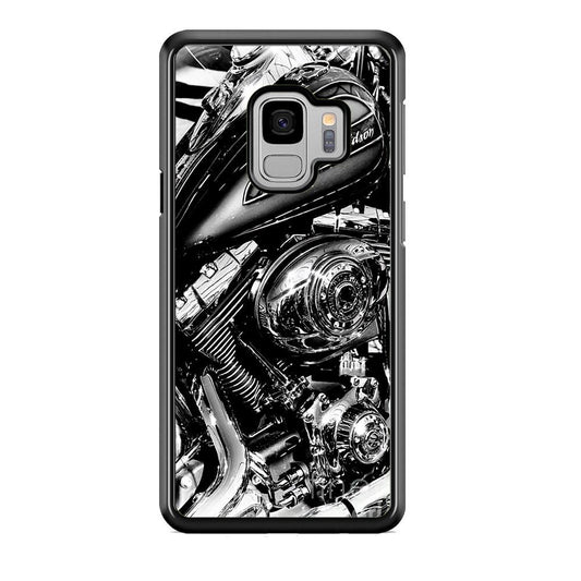 Harley Davidson Platinum Art Samsung Galaxy S9 Case-Oxvistore