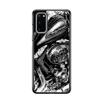 Harley Davidson Platinum Art Samsung Galaxy S20 Case-Oxvistore