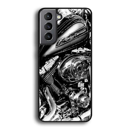 Harley Davidson Platinum Art Samsung Galaxy S21 Plus Case-Oxvistore