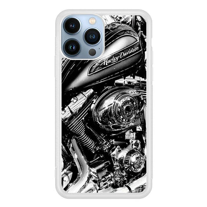 Harley Davidson Platinum Art iPhone 14 Pro Max Case-Oxvistore