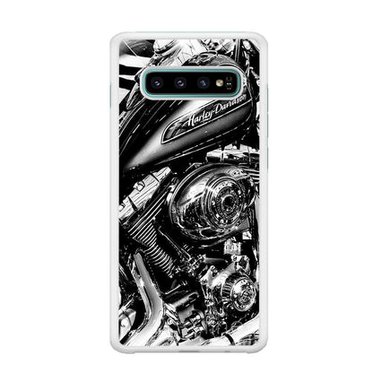 Harley Davidson Platinum Art Samsung Galaxy S10 Plus Case-Oxvistore