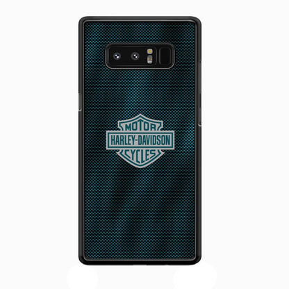 Harley Davidson Shiny Blue Steel Samsung Galaxy Note 8 Case-Oxvistore