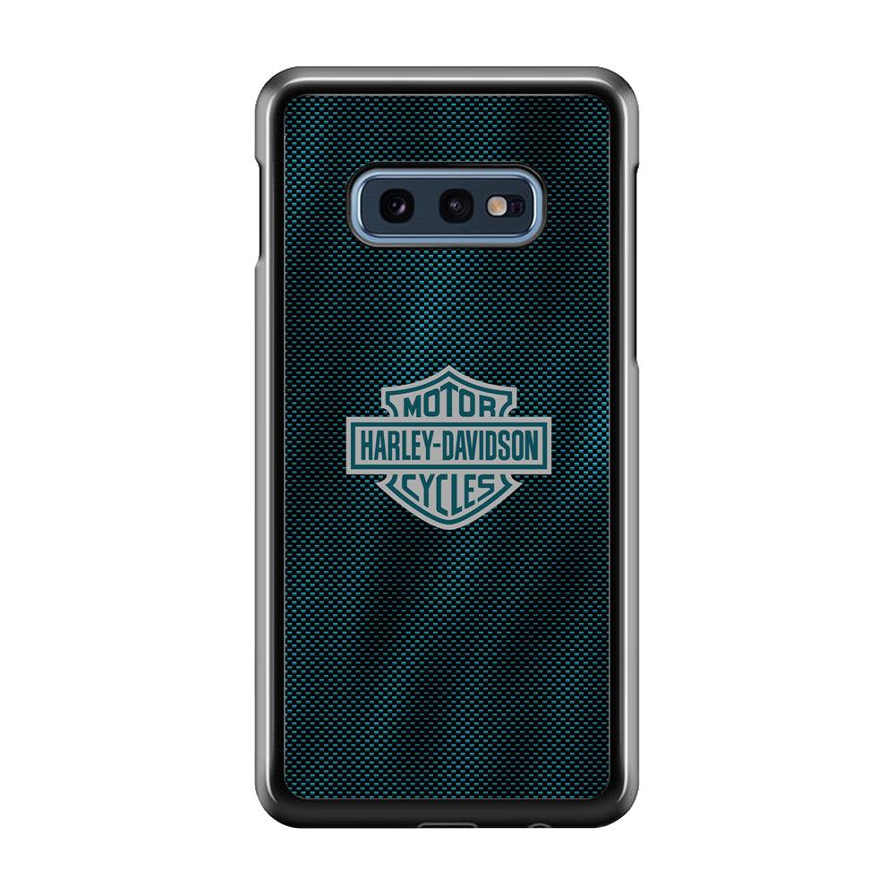 Harley Davidson Shiny Blue Steel Samsung Galaxy S10E Case-Oxvistore