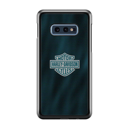 Harley Davidson Shiny Blue Steel Samsung Galaxy S10E Case-Oxvistore