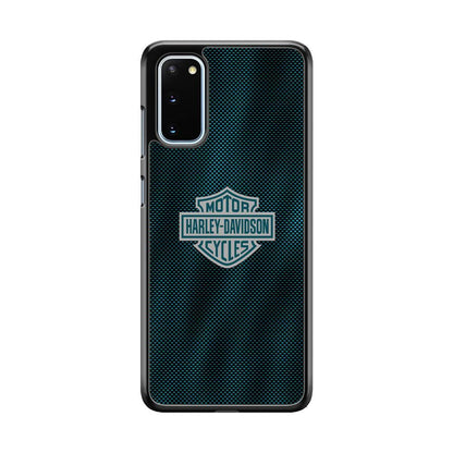 Harley Davidson Shiny Blue Steel Samsung Galaxy S20 Case-Oxvistore