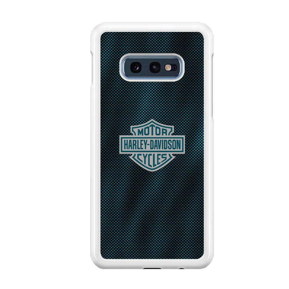 Harley Davidson Shiny Blue Steel Samsung Galaxy S10E Case-Oxvistore