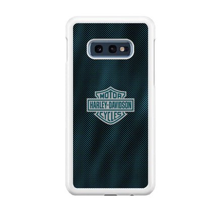 Harley Davidson Shiny Blue Steel Samsung Galaxy S10E Case-Oxvistore