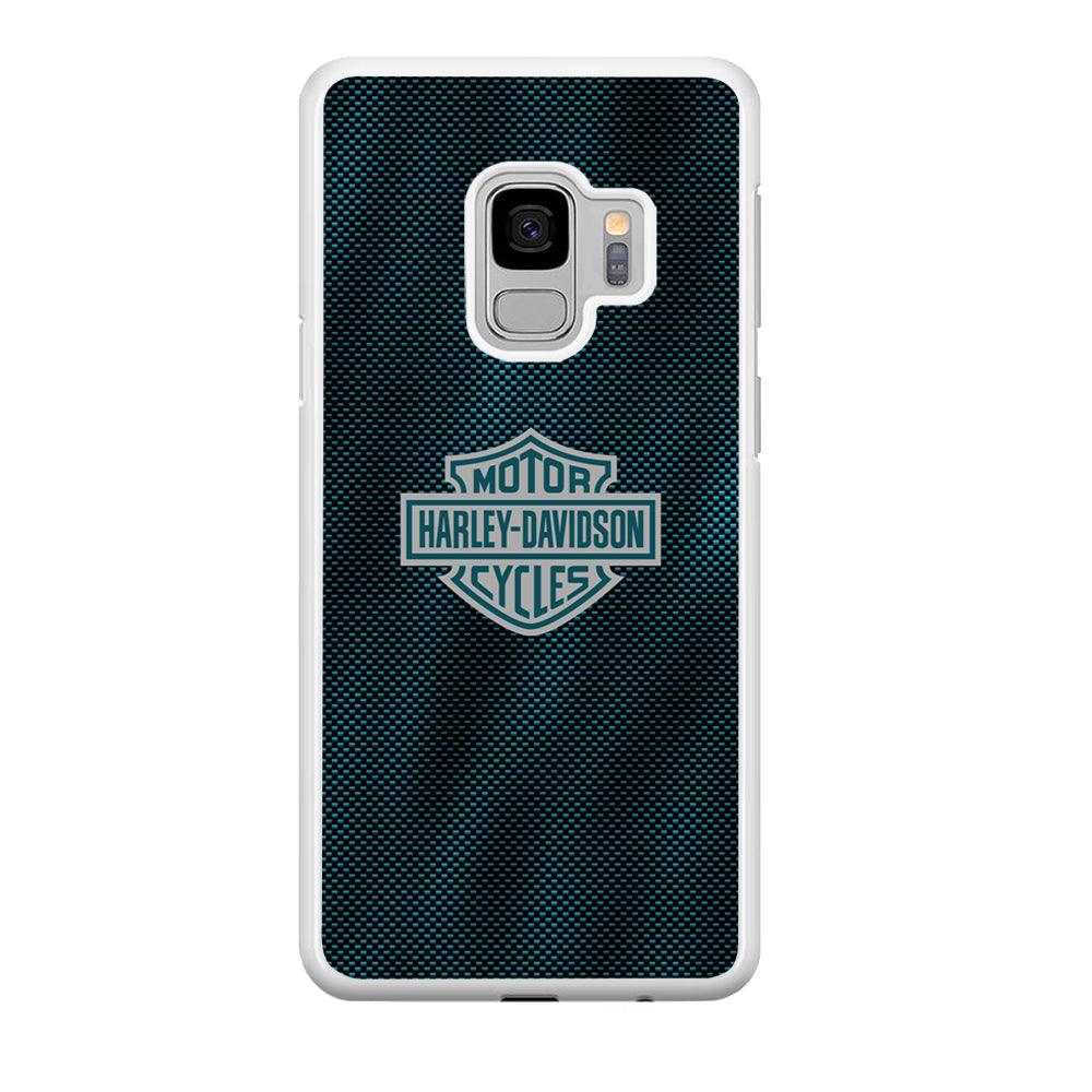 Harley Davidson Shiny Blue Steel Samsung Galaxy S9 Case-Oxvistore