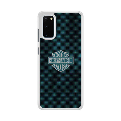 Harley Davidson Shiny Blue Steel Samsung Galaxy S20 Case-Oxvistore