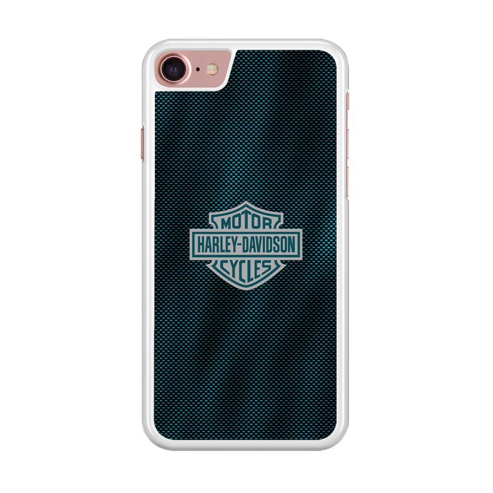 Harley Davidson Shiny Blue Steel iPhone 8 Case-Oxvistore