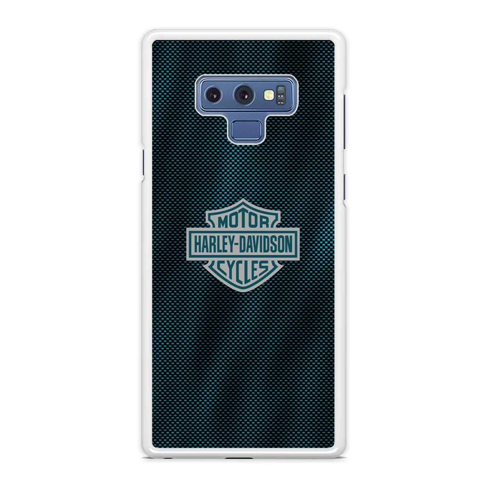 Harley Davidson Shiny Blue Steel Samsung Galaxy Note 9 Case-Oxvistore