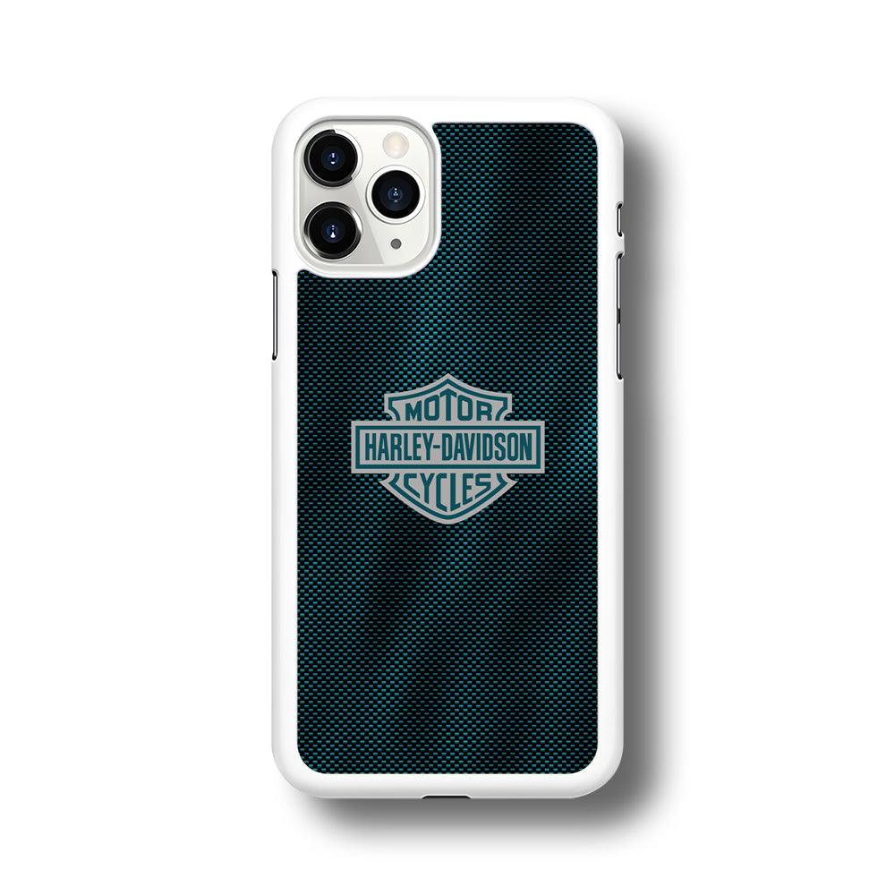 Harley Davidson Shiny Blue Steel iPhone 11 Pro Case-Oxvistore