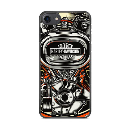 Harley Davidson Top Engine iPhone 7 Case-Oxvistore