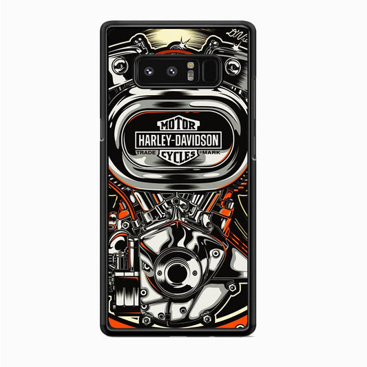 Harley Davidson Top Engine Samsung Galaxy Note 8 Case-Oxvistore