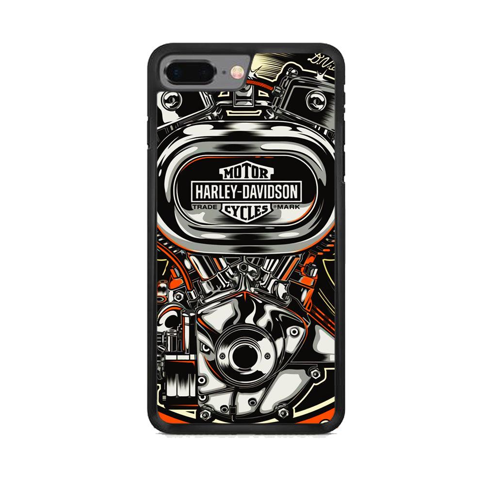 Harley Davidson Top Engine iPhone 8 Plus Case-Oxvistore