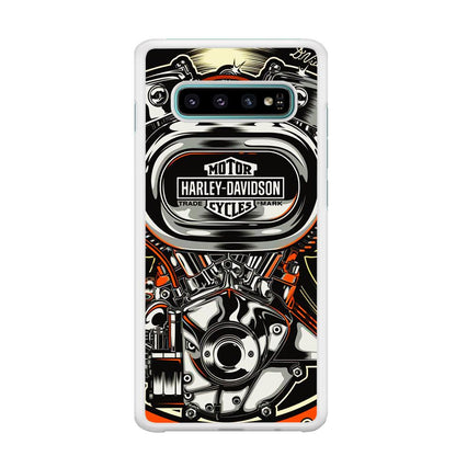 Harley Davidson Top Engine Samsung Galaxy S10 Case-Oxvistore