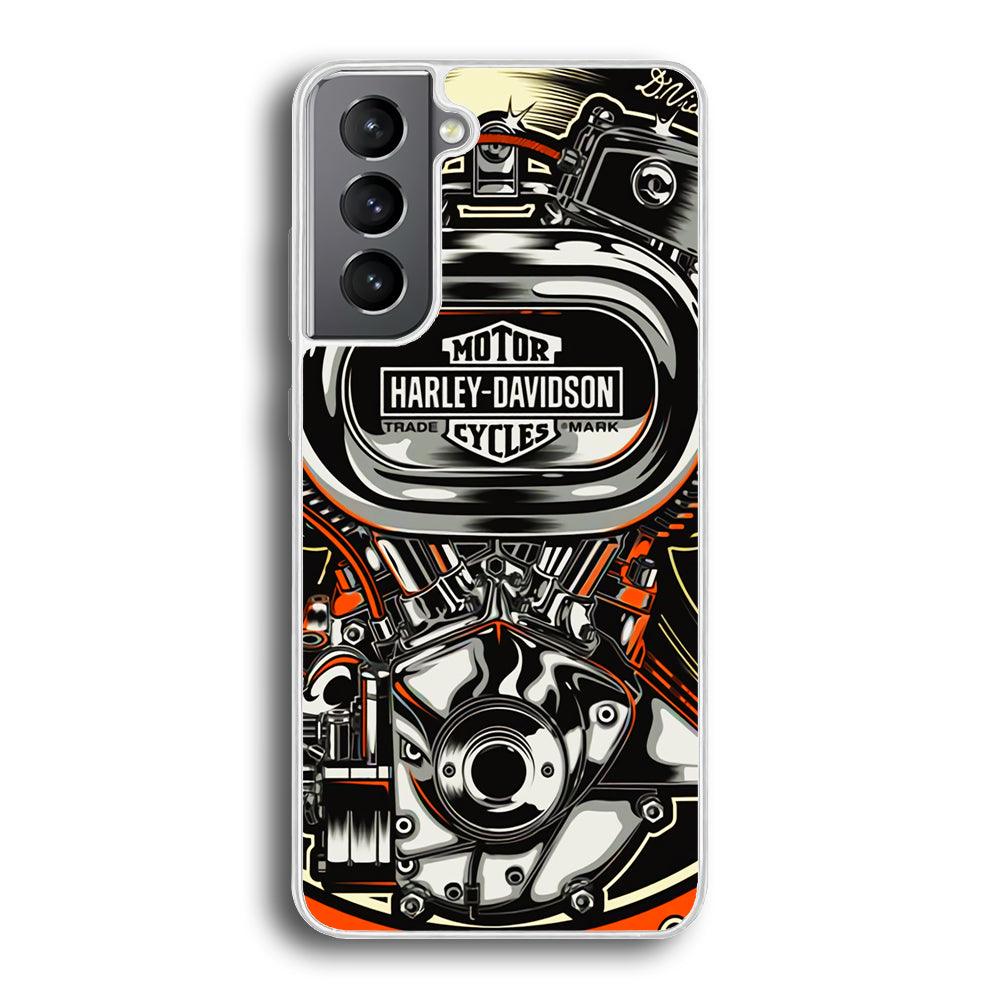 Harley Davidson Top Engine Samsung Galaxy S21 Plus Case-Oxvistore